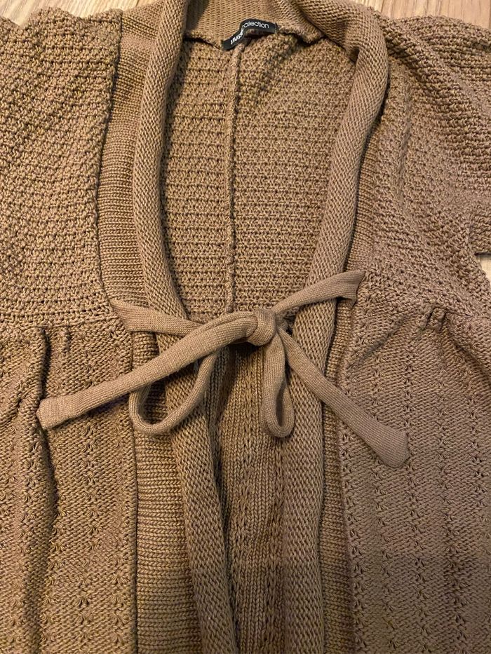 Gilet en maille brun taupe 3suisses collection T34/36 - photo numéro 5