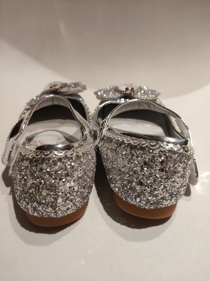 Chaussure princesse paillettes argentees 32 - photo numéro 4