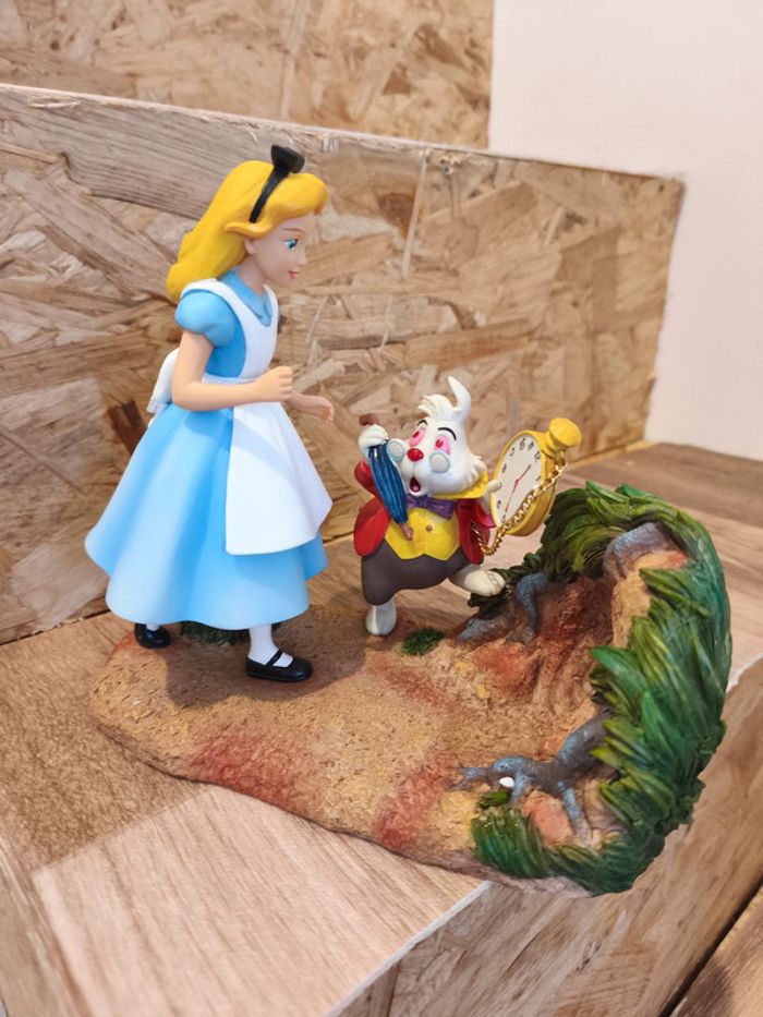 Enesco Figurine Alice et Le Lapin Blanc, Enchanting Disney