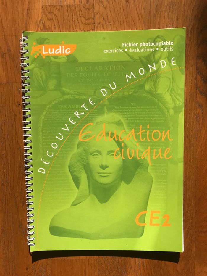 Éducation civique CE2 - cycle 3 - Fichier photocopiable - LUDIC