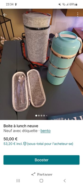 Boite a lunch neuve