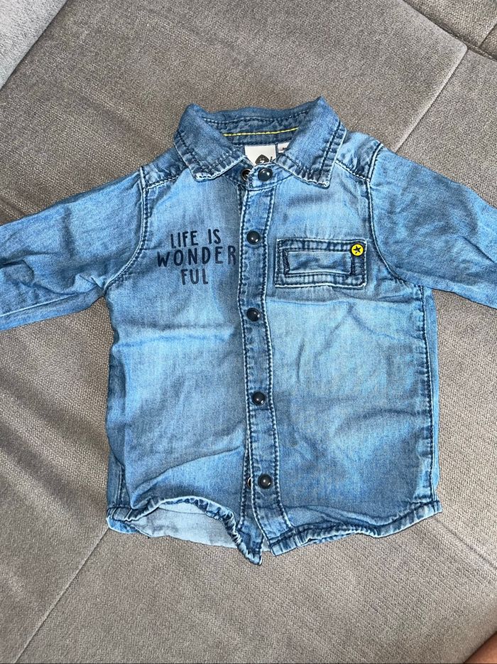 Chemise en jean 3 mois