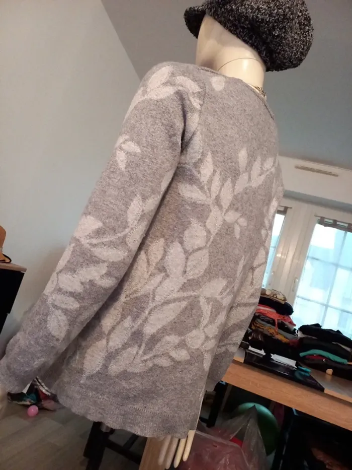 Pull gris femme T34/36 - photo numéro 5
