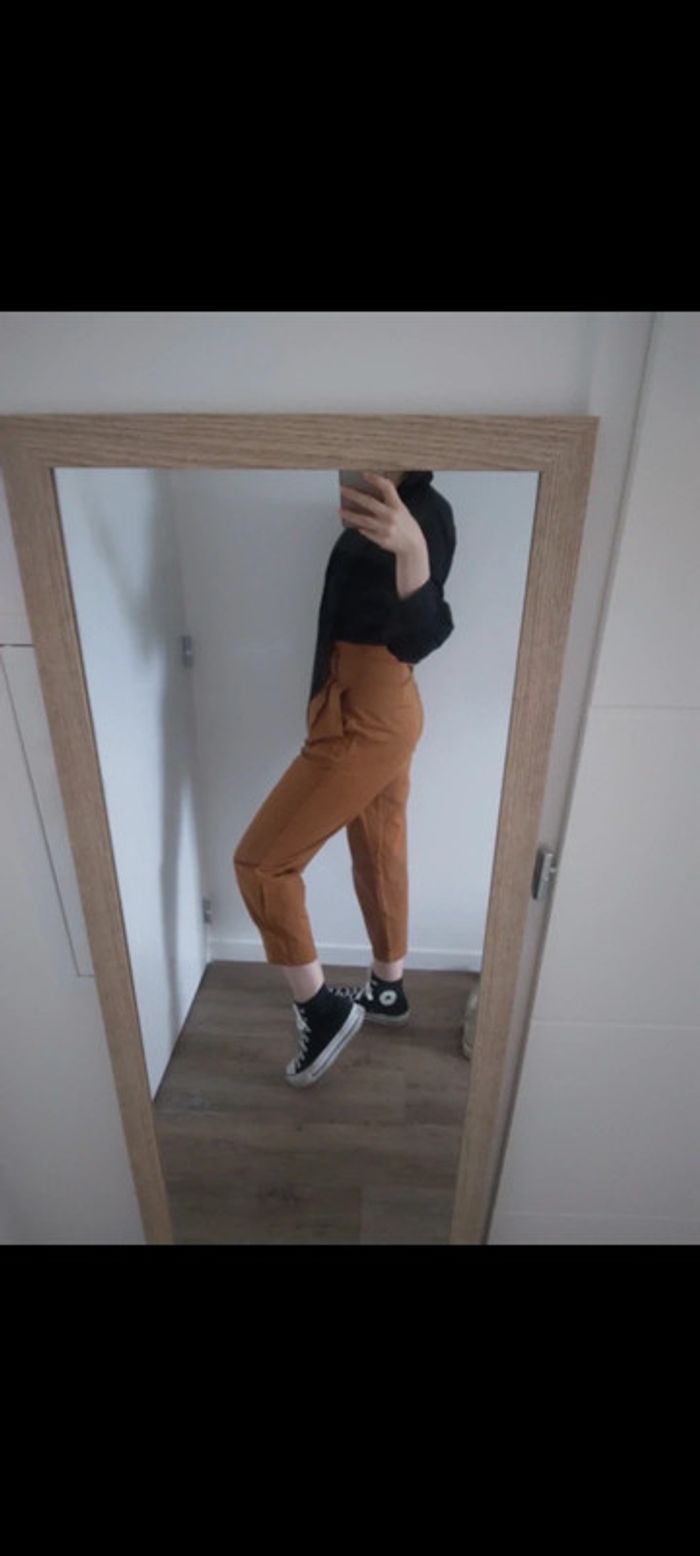 🌸Pantalon moutarde cache cache 34🌸 - photo numéro 2