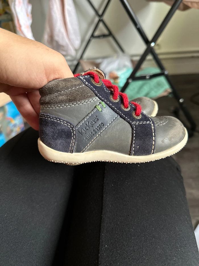 Bottes taille 21 en cuir - photo numéro 3