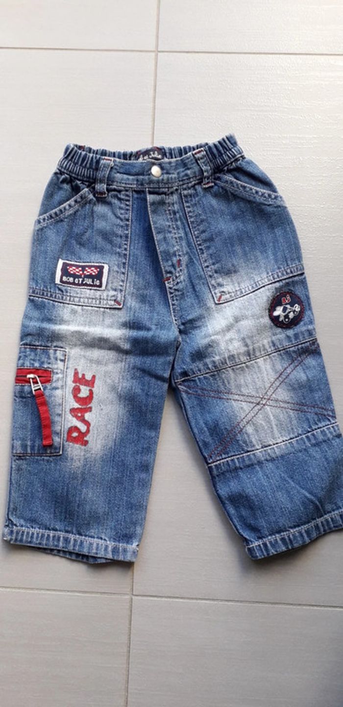 Lot de 4 jeans garçon 18 mois - photo numéro 3