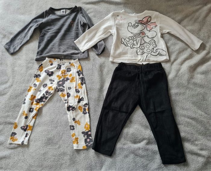 Lot de 3 pyjamas hiver fille 2 ans (+2 pyjamas gratuits) - photo numéro 4