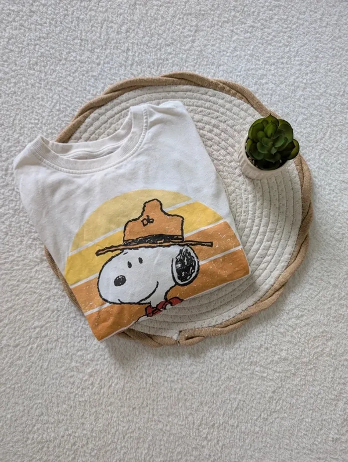 🌲 Sweat fin Snoopy x Zara – 9 ans
