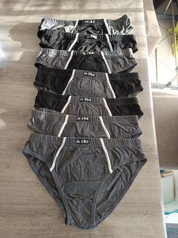 Lot de 7 slips homme 109-116