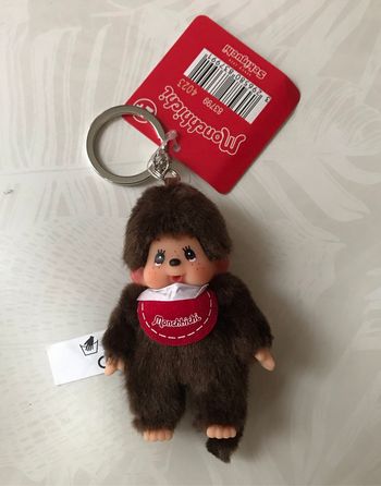Monchhichi Fille Porte-Clé Rare !!!!!