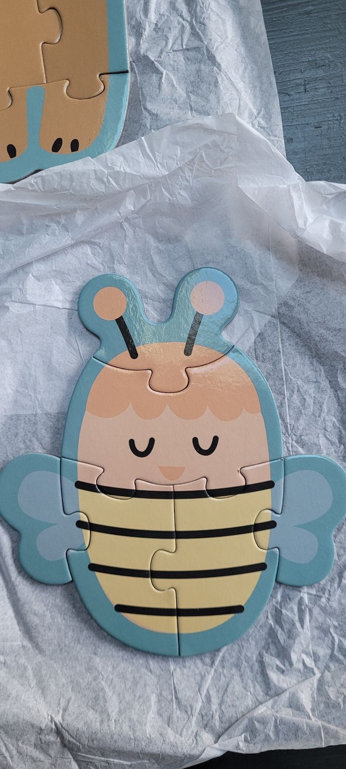 5 puzzles carton évolutifs vert baudet - photo numéro 6