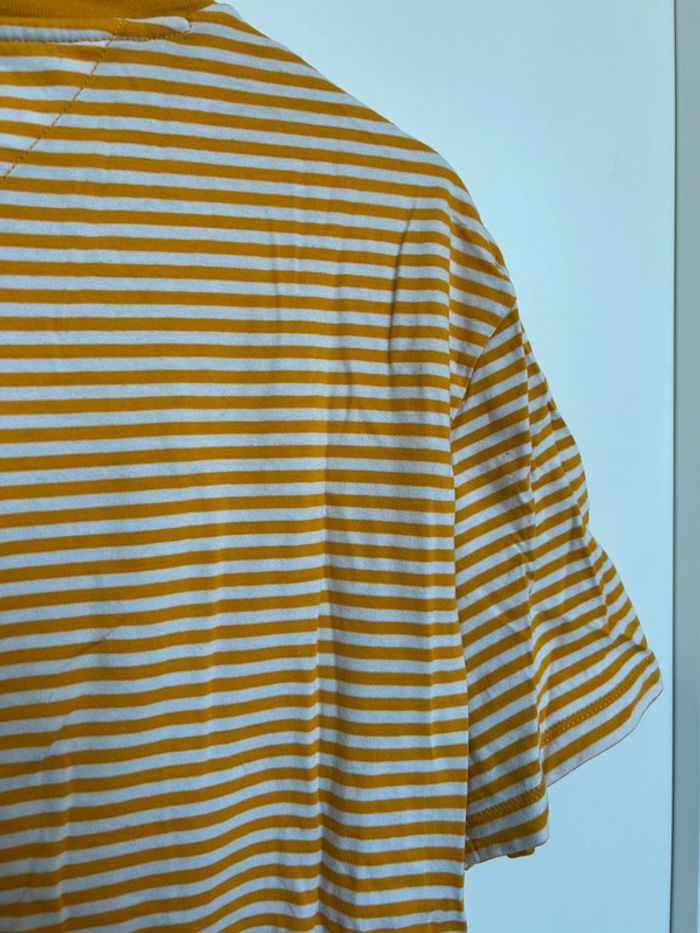 581 – t-shirt rayé jaune et blanc Tommy Hilfiger - photo numéro 8
