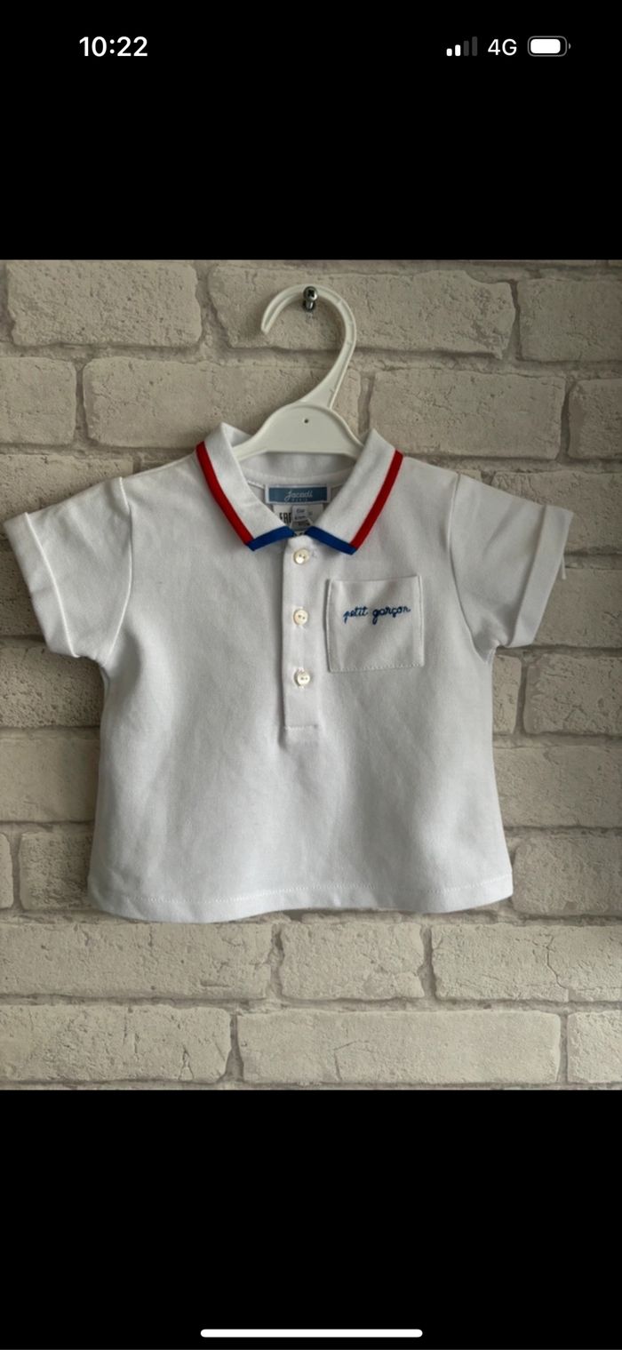 Polo jacadi taille 6 mois neuf - photo numéro 2