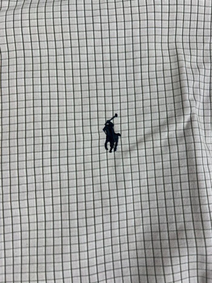 Chemise Ralph Lauren a carreaux marron et blanc taille L style old money - photo numéro 3