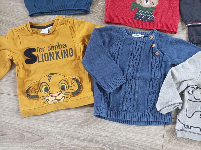 Lot 6 pulls hiver 2 ans - photo numéro 2