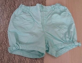 Short bleu ciel 98 cm (3 ans) état neuf