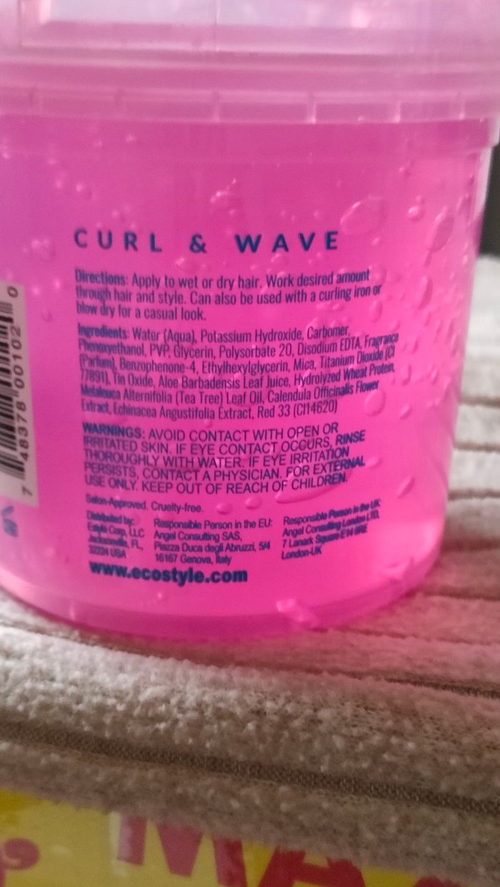 Gel Éco rose pour cheveux - photo numéro 2