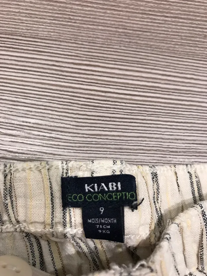 Teeshirt + short 9 mois Kiabi 🍋 - photo numéro 4