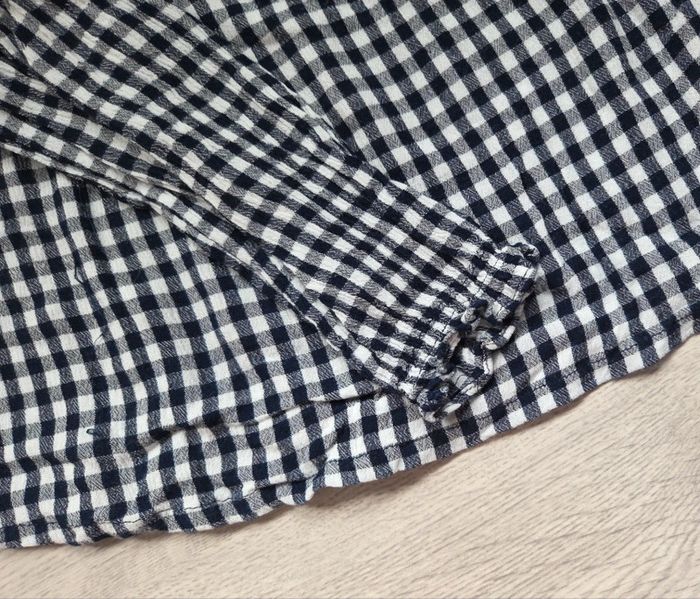 🌸 Blouse longue manche cadriller légère 10 ans 🌸 - photo numéro 2