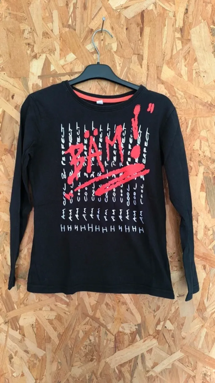 T-shirt noir Bam !