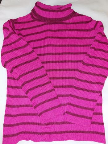 Pull fin col roulé