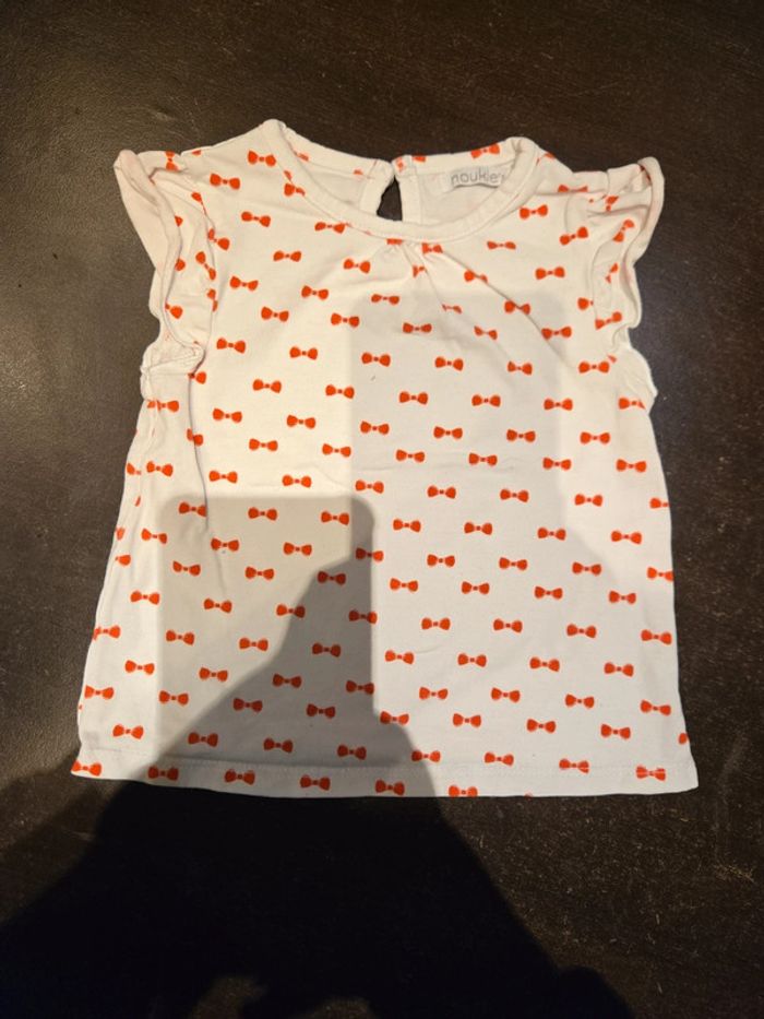 Lot Tee-shirt été fille 6 mois - photo numéro 2