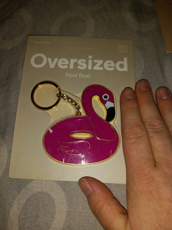 Grand porte clef cygne