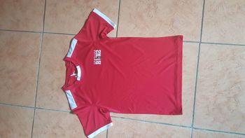 T shirt garçon 10 ans rouge Sport CNY