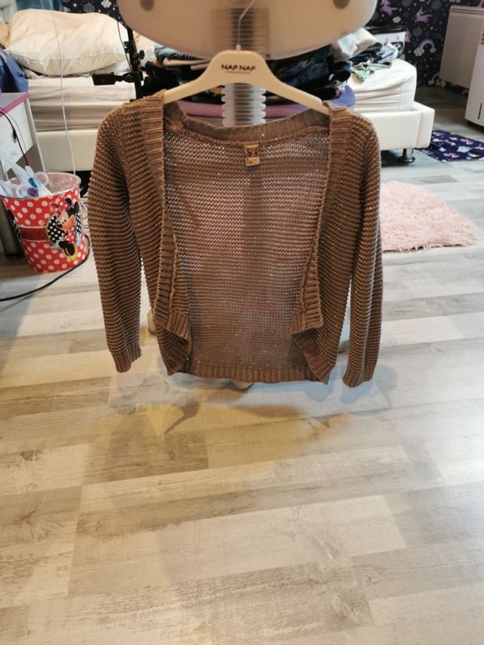 Gilet veste grise - photo numéro 3