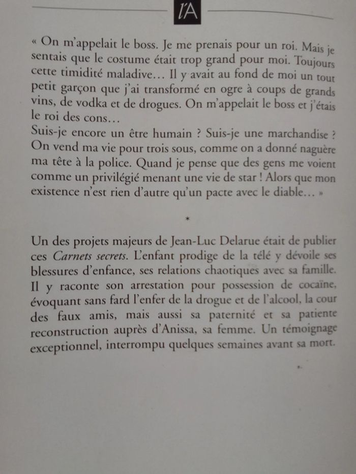 Jean-Luc Delarue - Carnets secrets - photo numéro 3