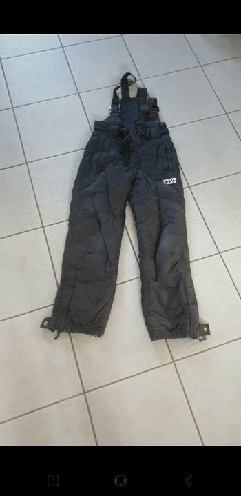 Salopette de ski noire enfants 12 ans