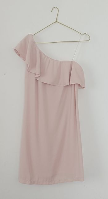 Robe la redoute rose pâle unibretelle (style barbie)