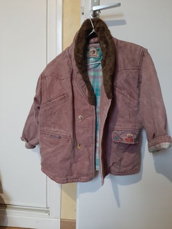 Blouson vieux rose taille s 