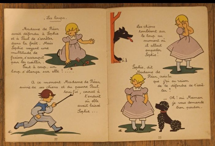 Rare ancien livre jeunesse illustré Les malheurs de Sophie vintage - photo numéro 7