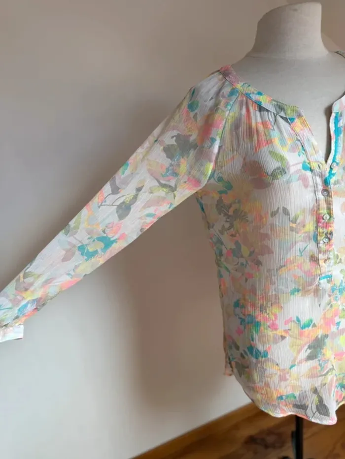 Superbe chemise blouse fluide légère Street One 🌸 40 - photo numéro 3
