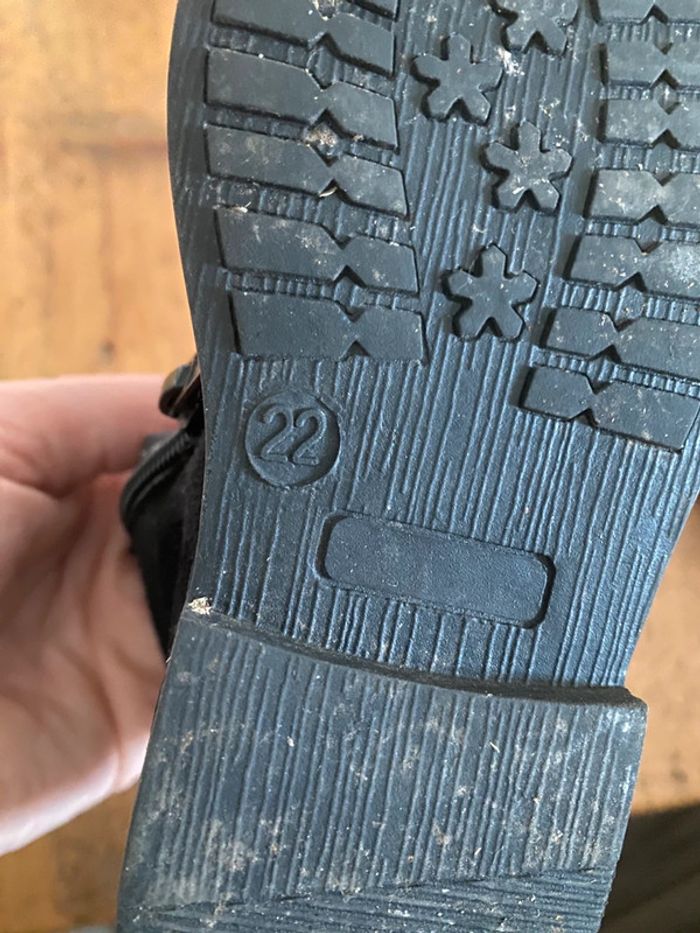 Belle bottine noires creeks paillettes 22 - photo numéro 4