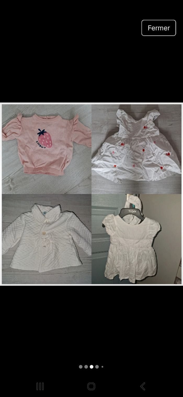 (Gros) lot vêtements bébé fille 6 mois très bon état - photo numéro 8