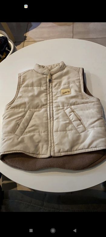 Doudoune sans manche 18 mois