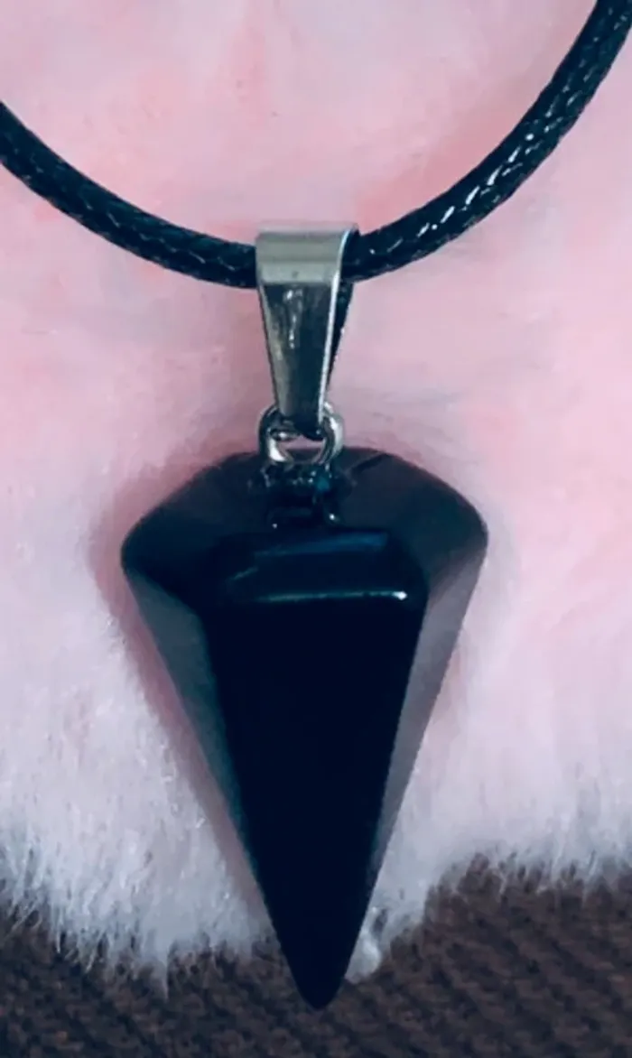 Collie Pierre noir naturel vintage style Y2K 🍭🍭 - photo numéro 2