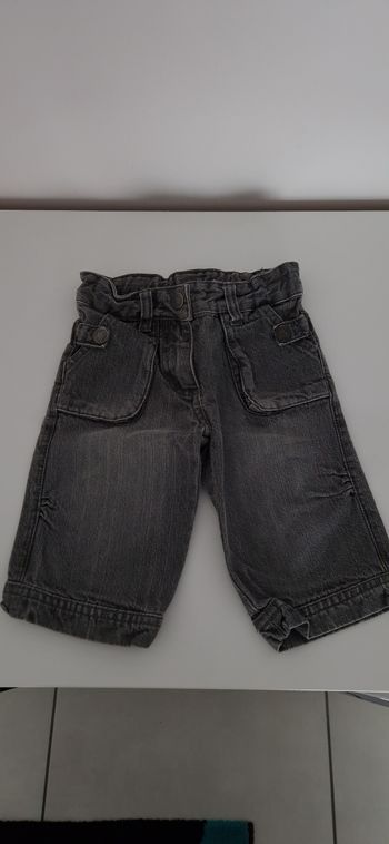 Bermuda fille en jean 26 mois