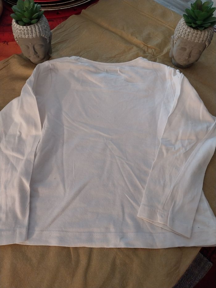 Haut blanc 5 ans fille - photo numéro 3