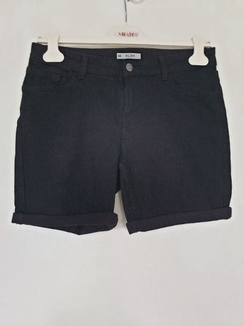 Short en jean noir Kiabi 38