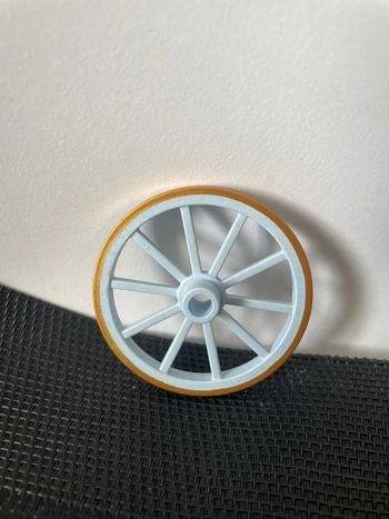 Playmobil roue de carrosse calèche bleue et doré 5021 5756 5871 pièces détachées