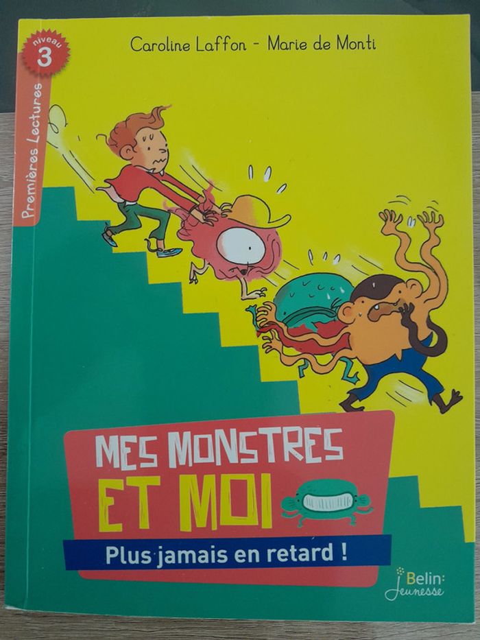 livre mes premières lectures niveau 3 Mes monstres et moi - plus jamais en retard