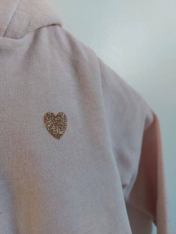 Veste gilet zippée à capuche rose orchestra fille 6 ans - photo numéro 3