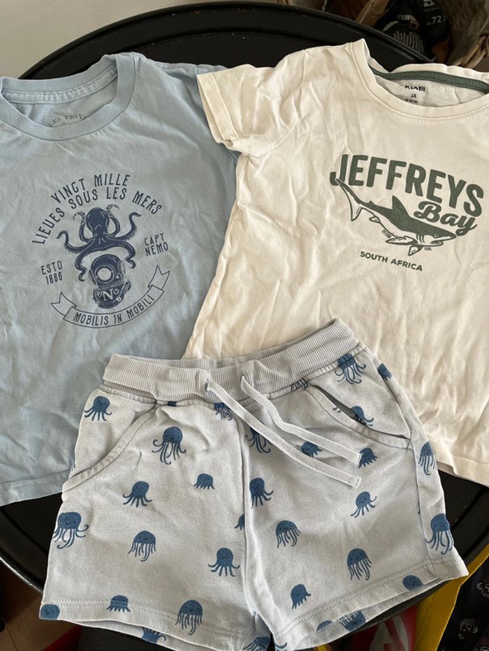 Short et tee-shirts 3/4 ans Cyrillus