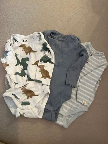 Lot de 3 bodies manches longues