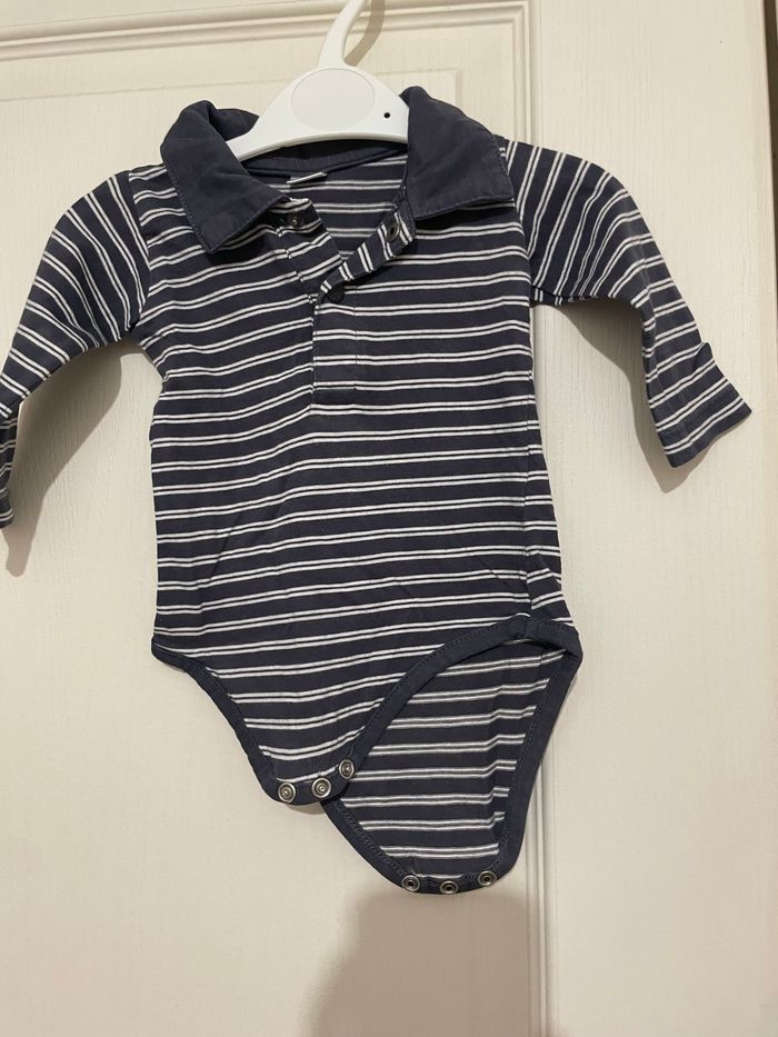 Lot bébé garçons body et chemise taille 3 mois - photo numéro 2