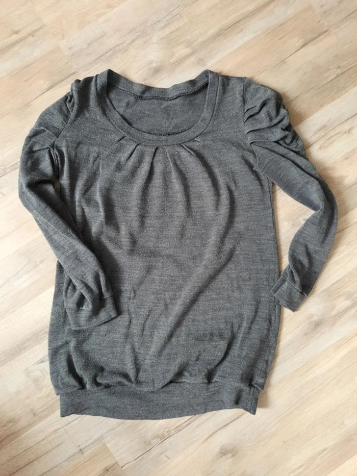 Long Pull gris 40 je pense