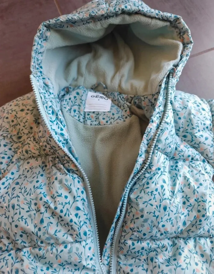 Veste doudoune 4 ans fille gémo - photo numéro 2